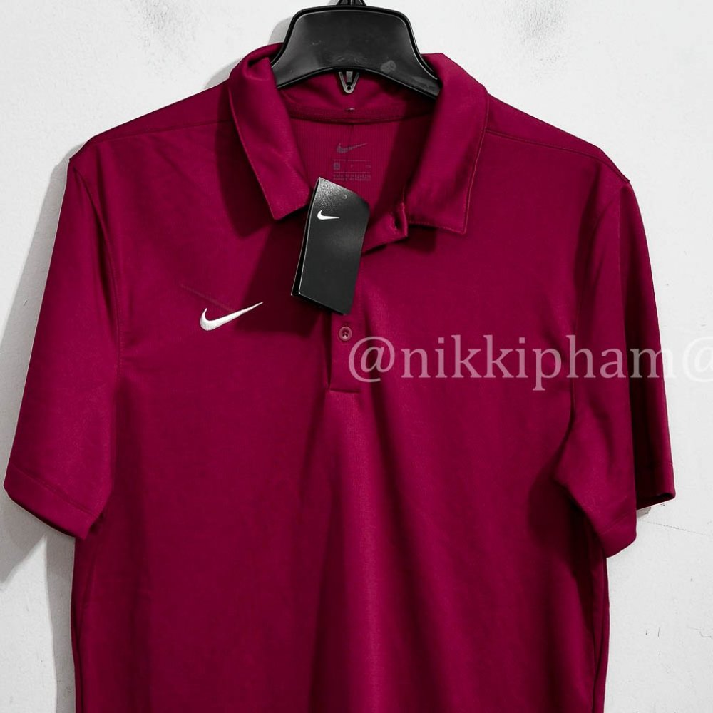 Brand new Nike Men's Dri-fit Polo in red - Picture 3 of 5